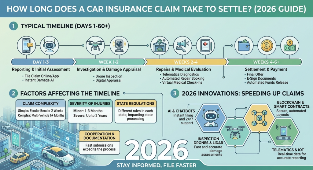 How Long Does a Car Insurance Claim Take to Settle? (2026 Guide)